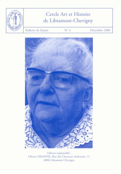 Bulletin de liaison n°4 – Décembre 2006