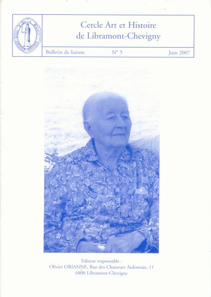 Bulletin de liaison n°5 – Juin 2007