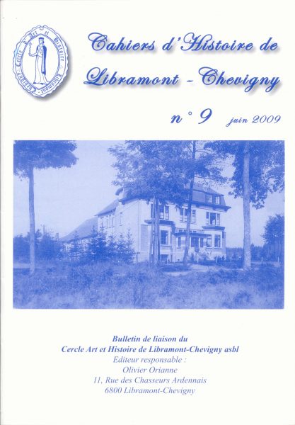 Cahier d'histoire de Libramont n°9 - Juin 2009
