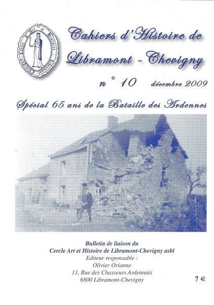 Cahier d'histoire de Libramont n°10 - Décembre 2009