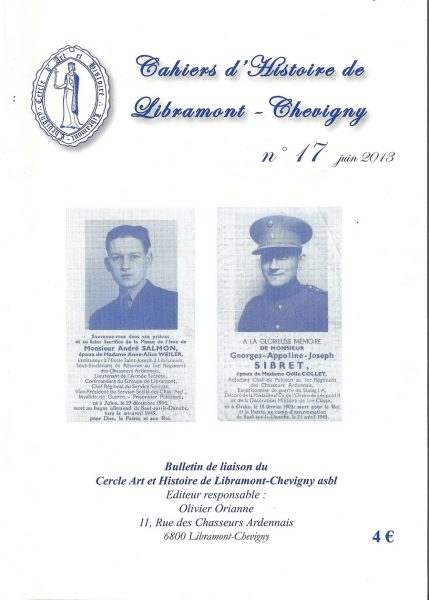 Cahier d'histoire de Libramont n°13 -Juin 2013