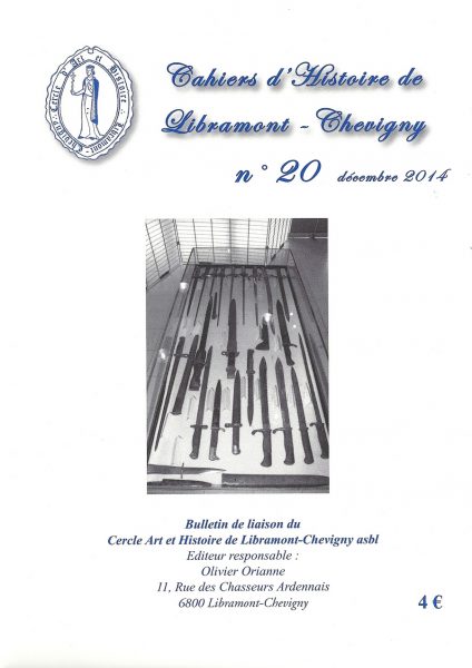 Cahier d'histoire de Libramont n°20 -Décembre 2014