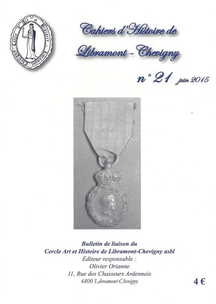 Cahier d'histoire de Libramont n°21 -Juin 2015