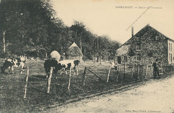 Libramont - Route de Presseux - Collection Christian Giboux