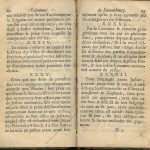 Coutumes Générales des Pays Duché de Luxembourg pages 42 - 43
