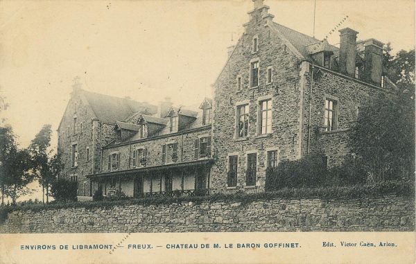 Freux - Château du baron Goffinet - Collection Christian Giboux