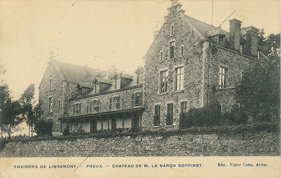 Freux - Château du baron Goffinet - Collection Christian Giboux