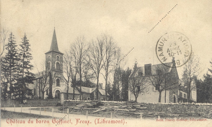 Freux - Eglise et Château du baron Goffinet - Collection Christian Giboux