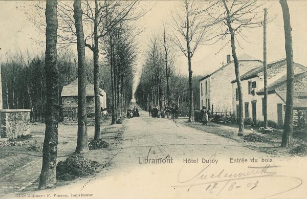 Libramont - Hôtel Duroy Entrée du Bois - Collection Christian Giboux