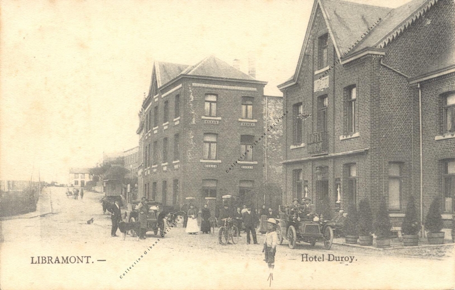 Libramont - Hôtel Duroy - les touristes - Collection Christian Giboux