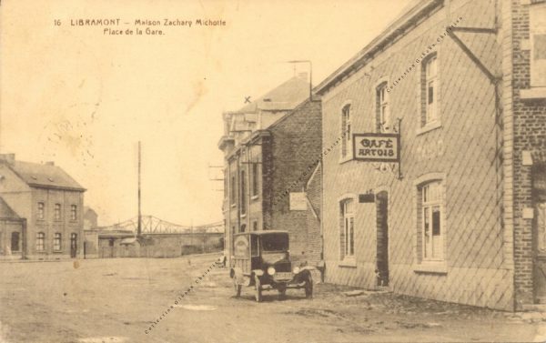 Libramont - Maison Zachary Michotte Place de la Gare - Collection Christian Giboux