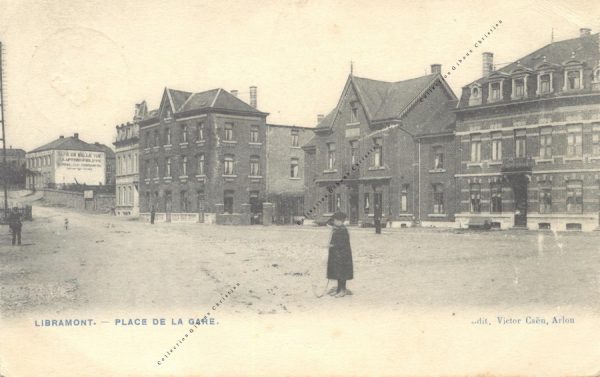 Libramont - Place de la Gare - Collection Christian Giboux