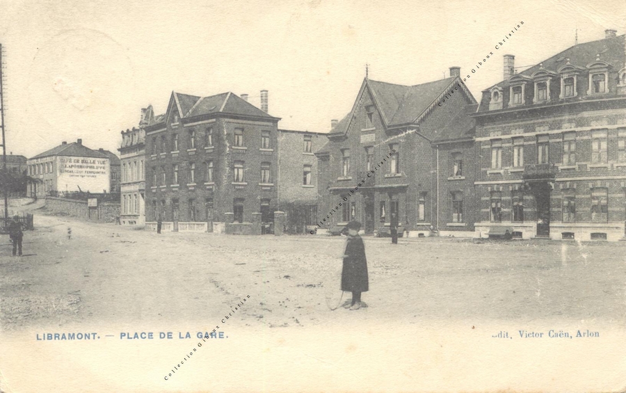 Libramont - Place de la Gare - Collection Christian Giboux