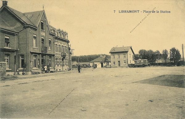 Libramont- Place de la Station - Collection Christian Giboux