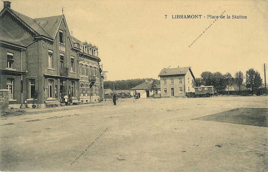 Libramont- Place de la Station - Collection Christian Giboux