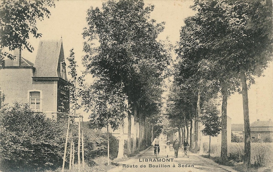 Libramont - Route de Bouillon à Sedan - Collection Christian Giboux