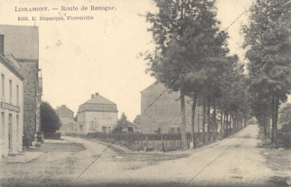 Libramont - Route de Recogne et Grand'Rue - Collection Christian Giboux