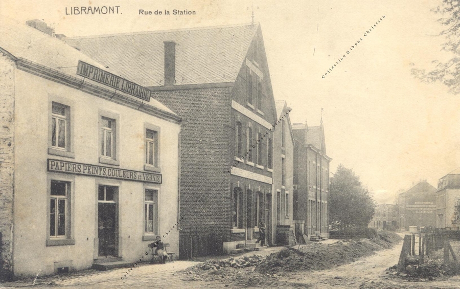 Libramont - Rue de la Station - Collection Christian Giboux