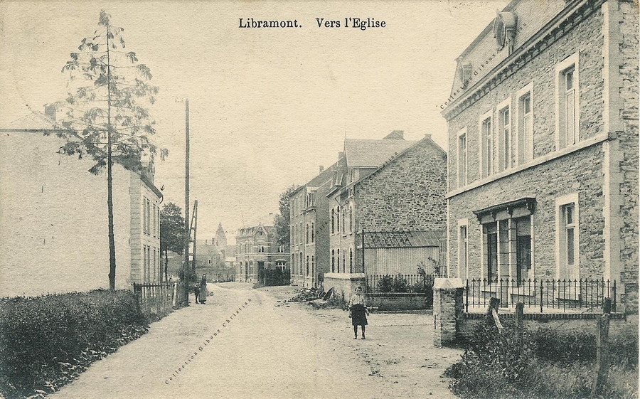 Libramont - Vers l'église - Collection Christian Giboux