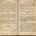 Coutumes Générales des Pays Duché de Luxembourg pages 84 - 85