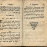 Coutumes Générales des Pays Duché de Luxembourg pages 94 - 95